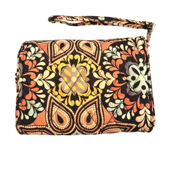 Vera Bradley Multi colored Paisley Turn Lock Wristlet Wallet - Picture 2 of 5
